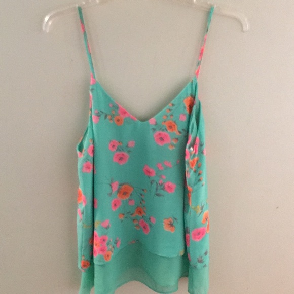 BOHO PAISLEY KATE MINT GREEN FLORAL CAMISOLE - Picture 3 of 3